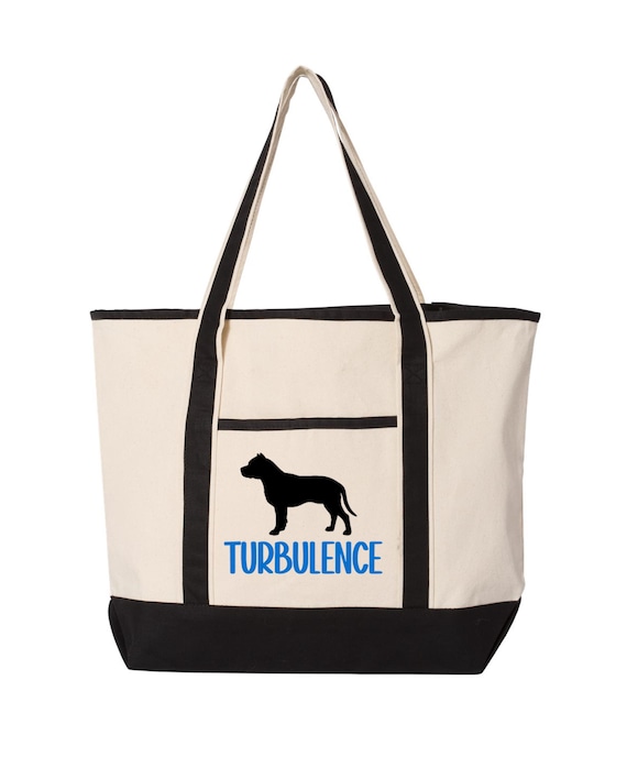 Custom Dog Tote Bag Personalized with your Dog's Name and Breed, Dog travel bag, pet bag, Dog lover's gift, Dog Mom Gift