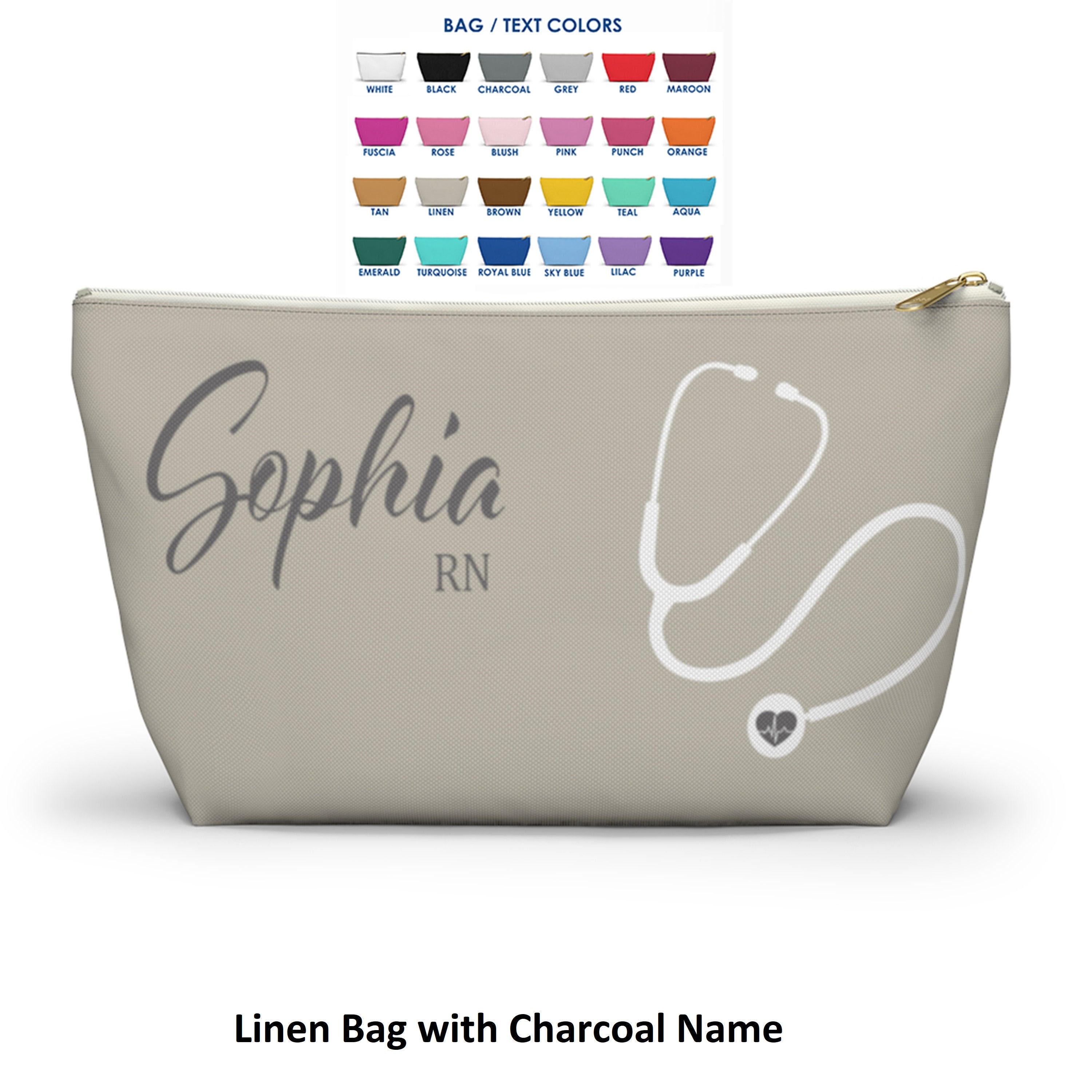 Personalized Nurse Bag LPN MD RN Gift for Nurse Canvas Bag Etsy