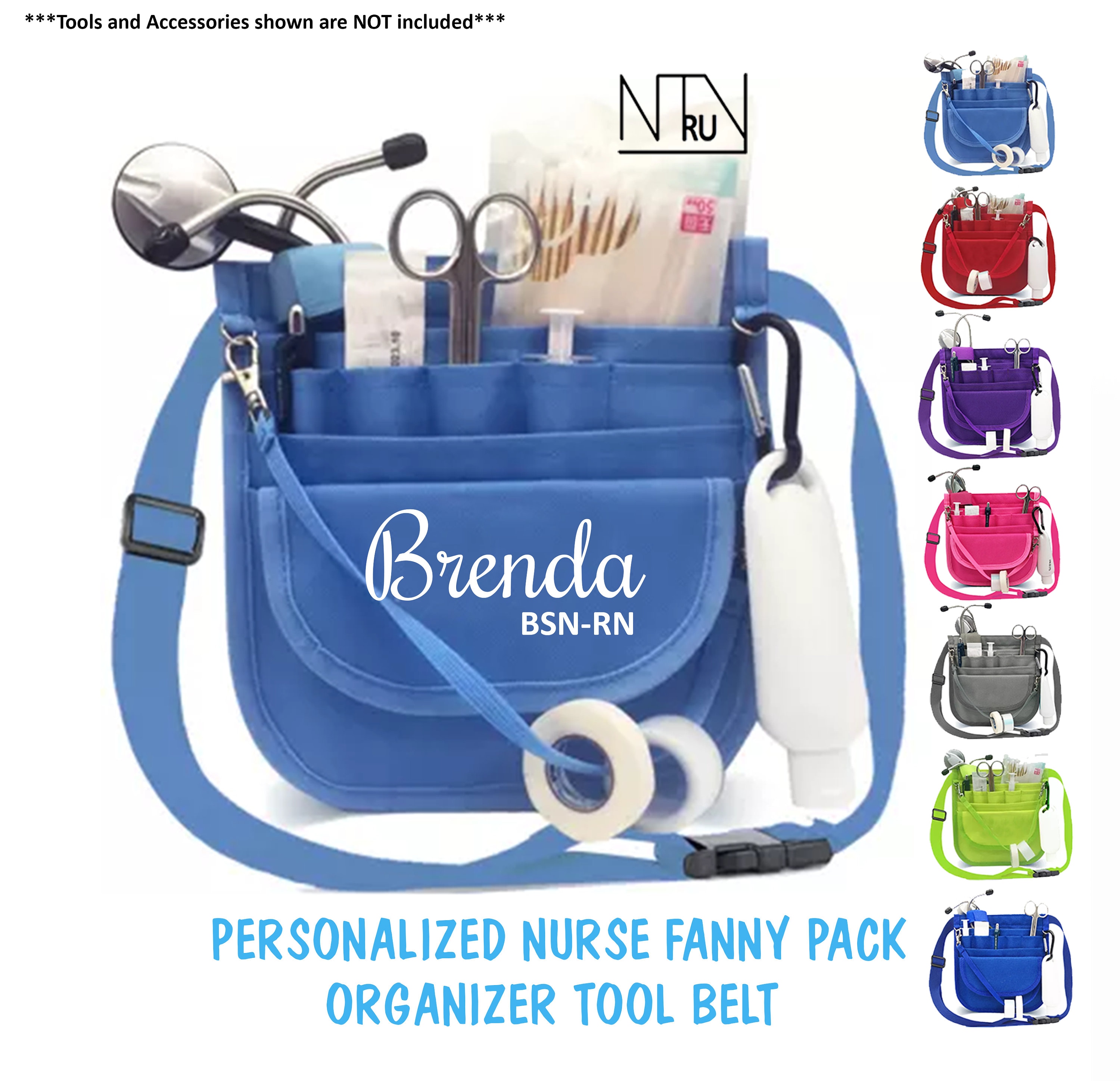 BSN Slim Bag or Purse Organizer - Blue Blue - Price in India