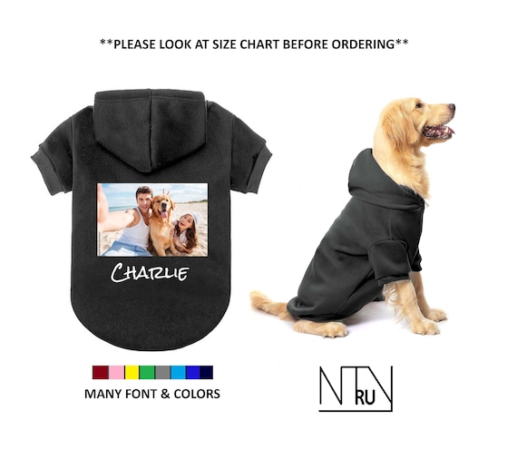 Custom Dog Hoodie with Family Photo, Personalized Dog Sweater for Dad Gift, Custom Dog Sweater, Custom Dog Shirt, Dog Mom Dog Dad Gift