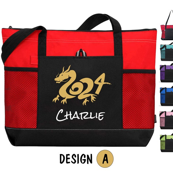 chinese new year tote bag