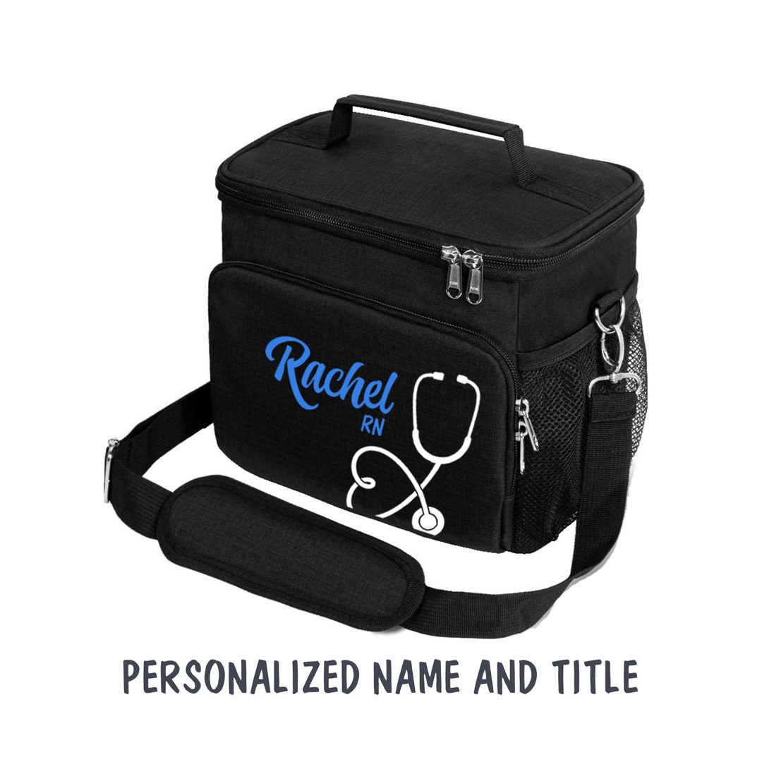 Custom Nurse Lunch Bag With Stethoscope Name Personalized Nurse Lunch Box Insulated Lunch Bag for Women Gift for Nurse Appreciation Etsy UK