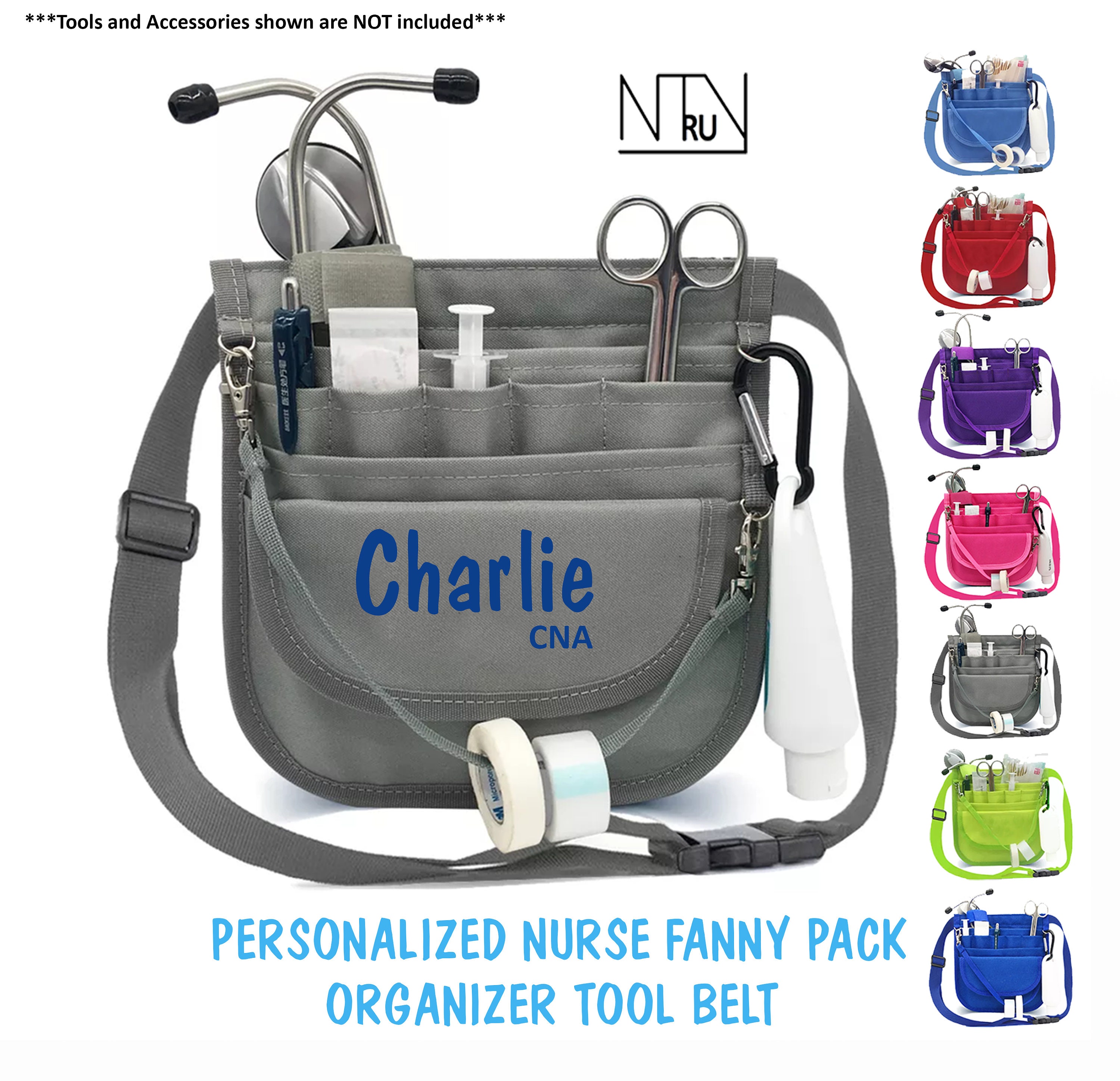 Personalisierter Krankenschwester-Werkzeuggürtel, Krankenschwester-Gürteltasche, Krankenschwester-Werkzeugtasche mit vielen Taschen, Krankenschwester-Hüfttasche, Medizinischer Gürtel, Kompakter Krankenschwestergürtel,