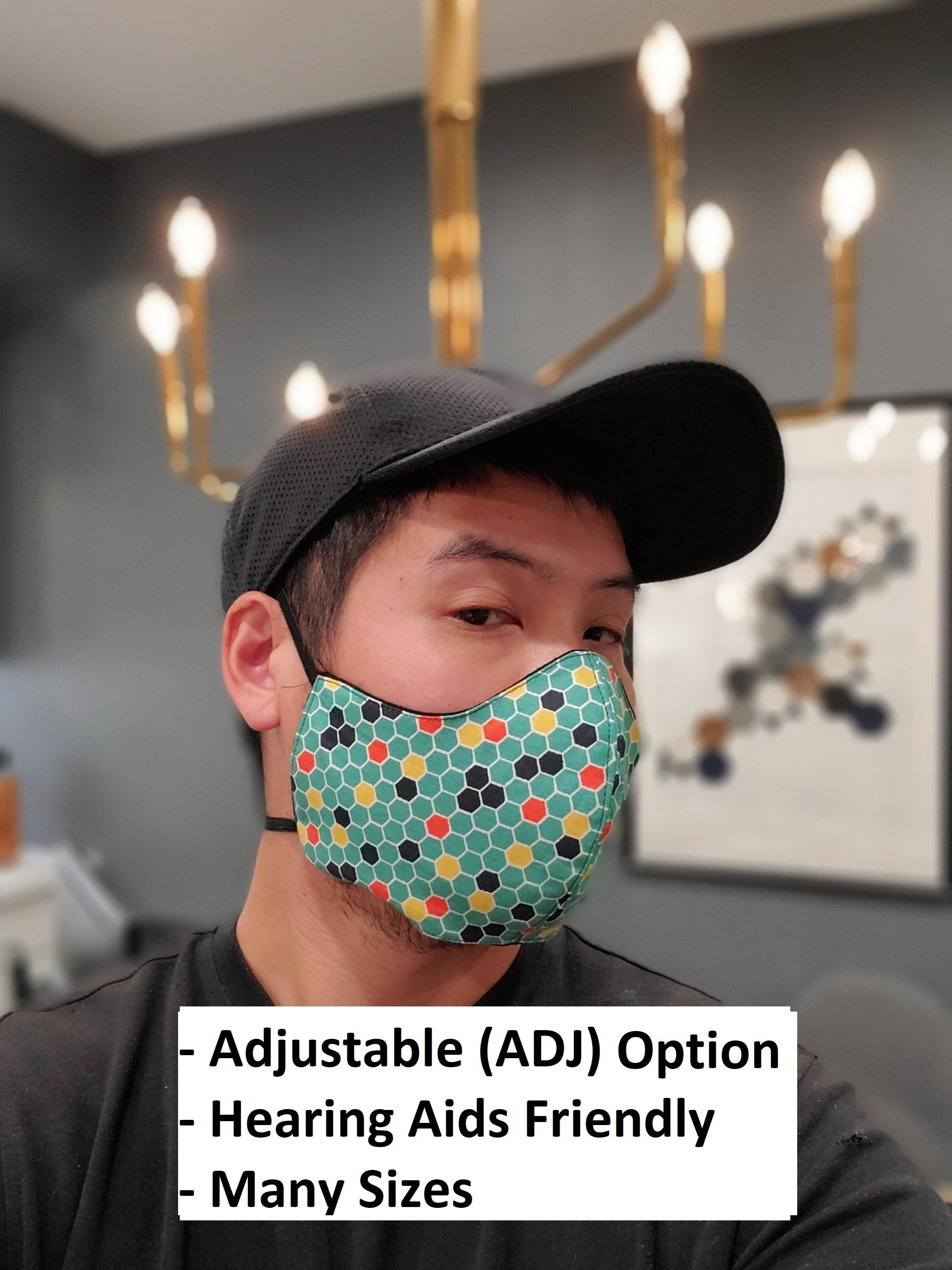 Over Head Face Mask for Hearing Aid Designer Face Mask Over Etsy UK