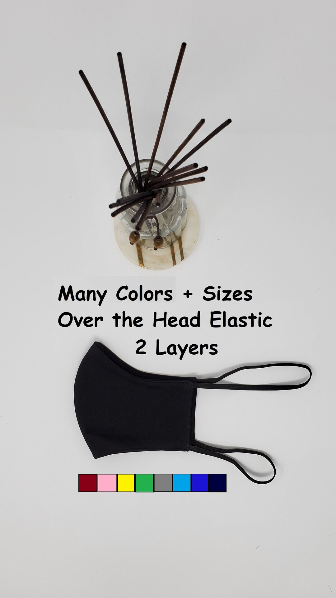 Over the Head Face Mask for Adults and Kids, Adjustable Over the Head Mask, Back to School, Kids