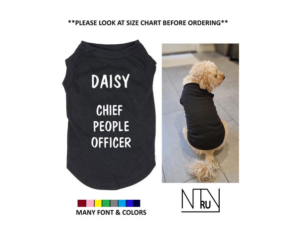 Custom Chief People Officer Dog Shirt, Funny Dog Sweater, CEO Dog, Personalized Dog Shirt, Viral Meme Dog Shirt, HR Gift for Dog lovers