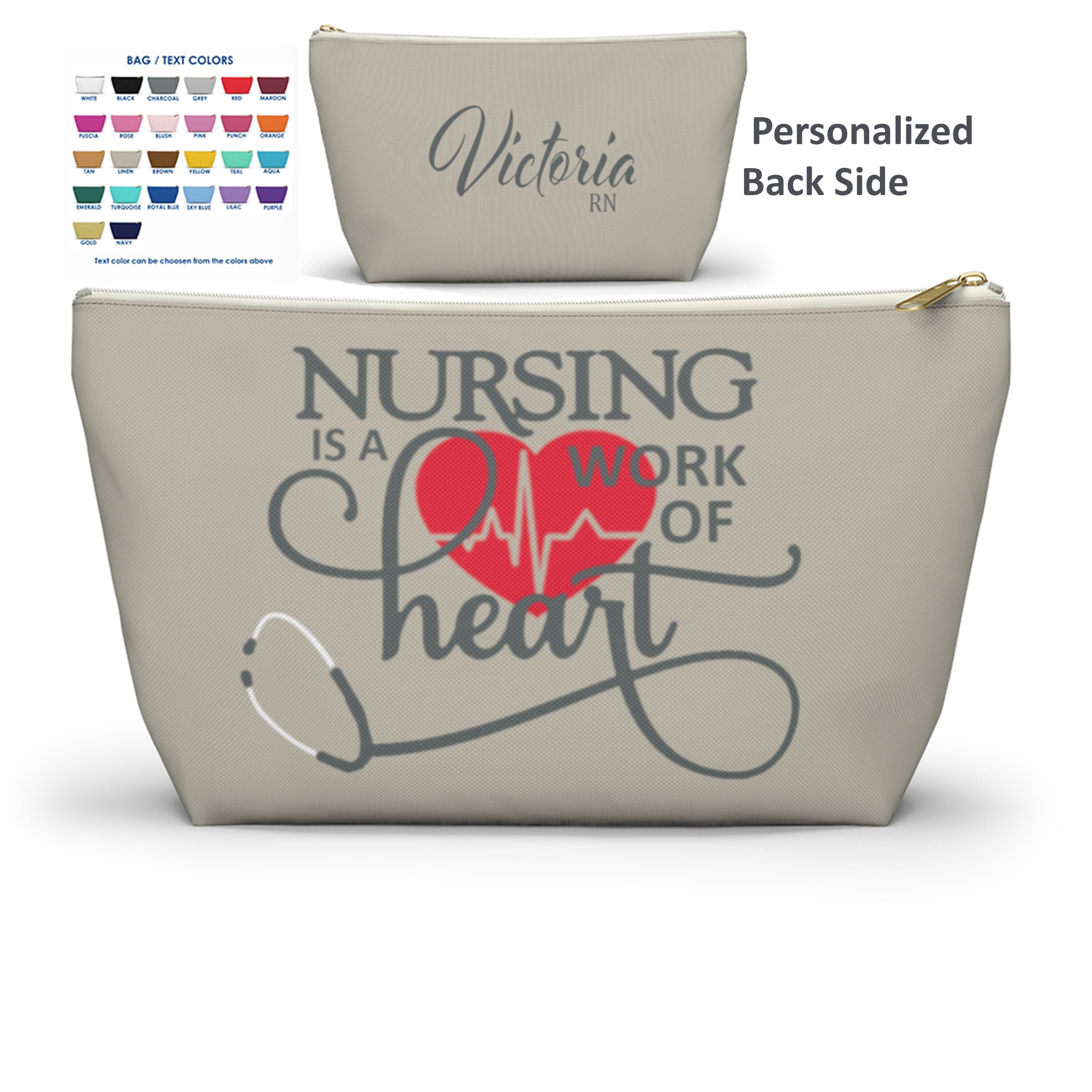 Personalized Nurse Bag LPN MD RN Gift for Nurse Canvas Bag Etsy