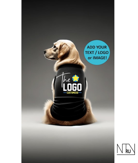 Custom Dog Shirt with Your Dog's Name, Personalized Dog Shirt, Photo, Logo - Gift for Dog lovers - Dog Name shirt, custom dog apparel