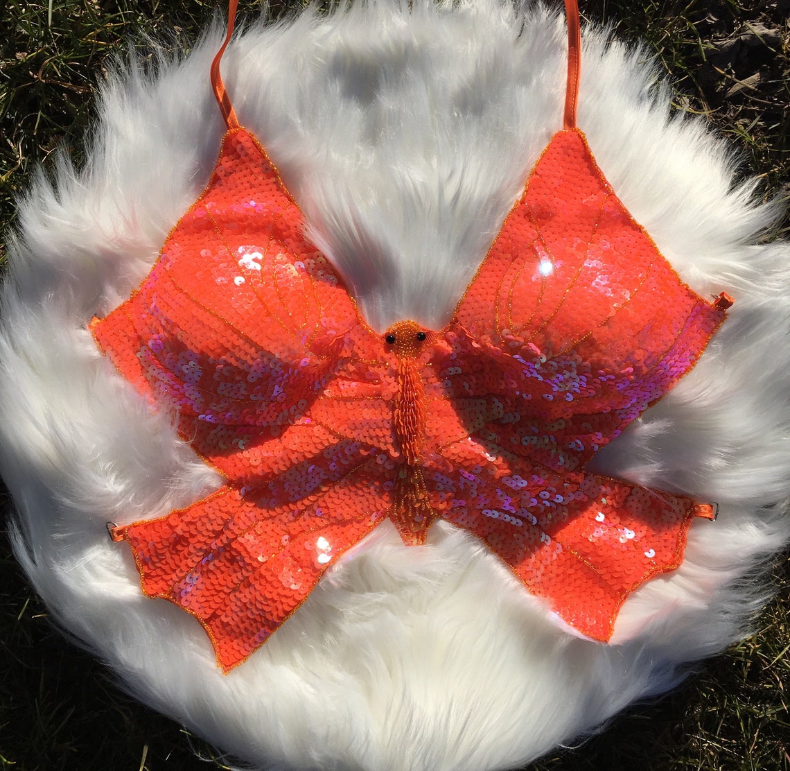 y2k butterfly halter top