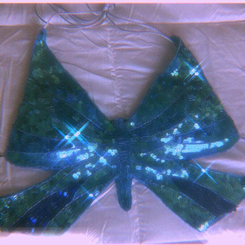 y2k butterfly halter top