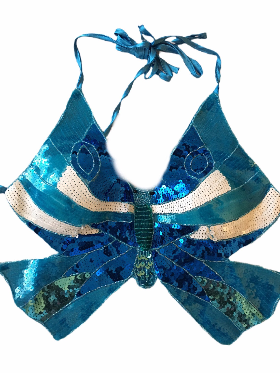 y2k butterfly halter top