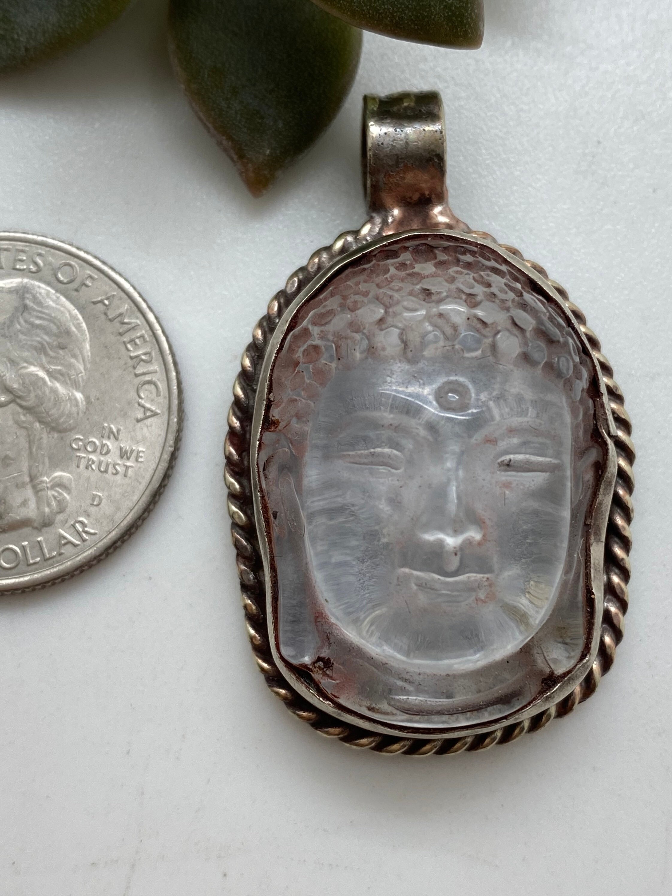 Kristall Buddha Anhänger buddhistischen tibetischen Schmuck Etsy
