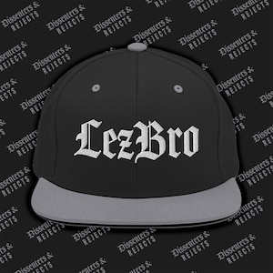 LezBro | Snapback lésbico | Orgulho lésbica de &lt;br&gt; Crie Seu Próprio Produto! Presente para melhores amigas lésbicas