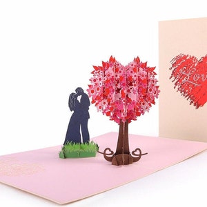 Las historias de amor verdadero nunca tienen finales 3D Pop Up Cards