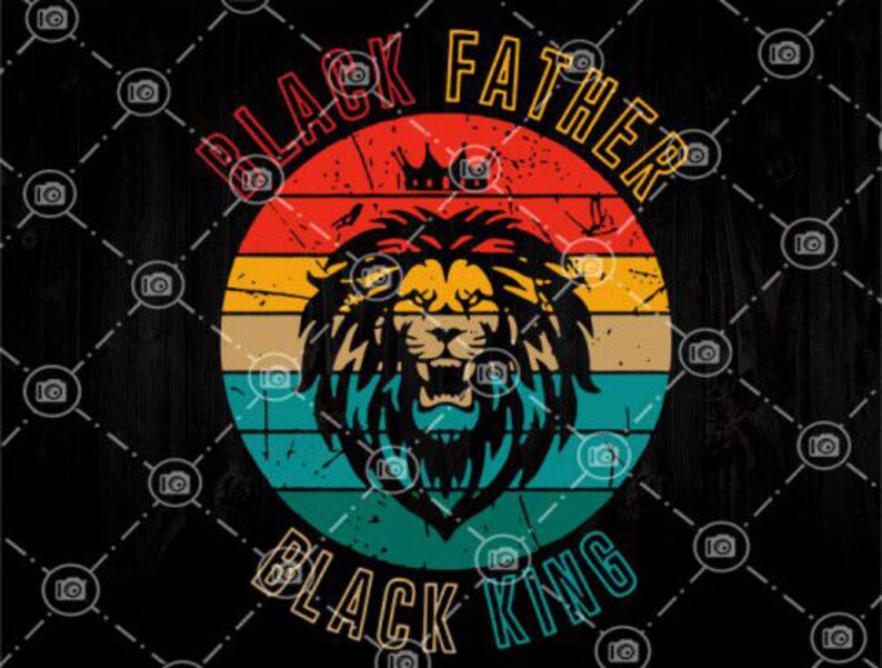 Download Father U2019s Day Svg Digital File Download Vintage Black Father Svg Black King Svg Lion Dad Svg Lion King Dad Svg Drawing Illustration Art Collectibles Wearefunnel Com