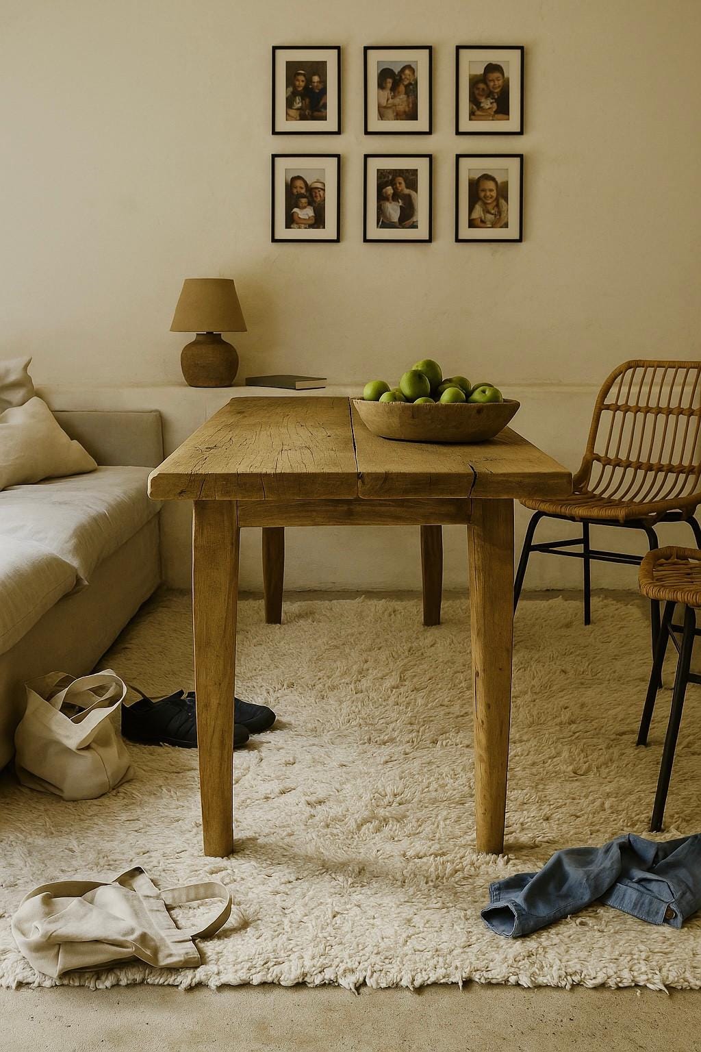 POLDI dining table made of solid wood