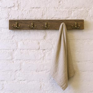 Hook rail, coat rack