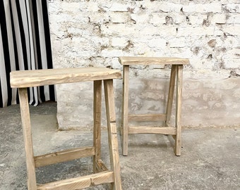 Tabouret de bar rustique