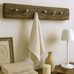 Hook rail, coat rack