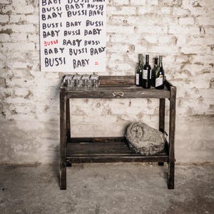 Reclaimed wood shelf