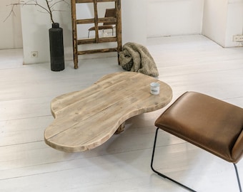 Old wood coffee table KARLI, Coffee Table