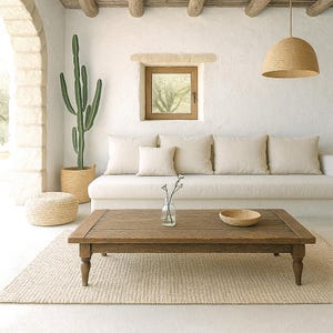 Reclaimed wood coffee table WILLI, Coffee Table