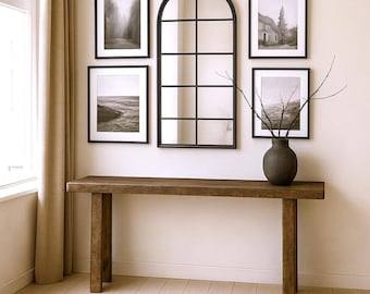 Reclaimed wood console table HIRS