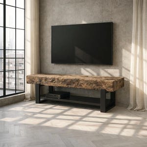 Aparador de madera recuperada HANSI con compartimento