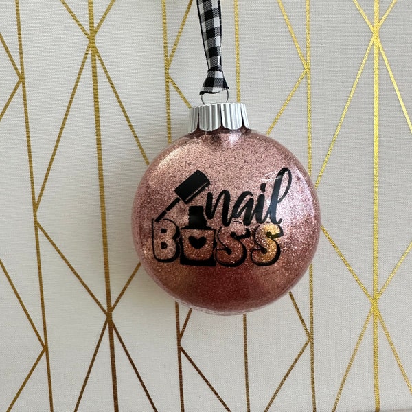 Nail Tech Ornament Etsy Canada