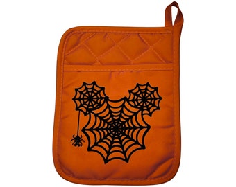 Halloween Orange Pot Holder