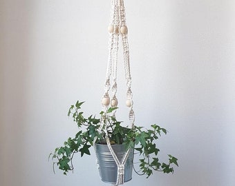 Suspension Macramé / Plant Hanger / Boho Deco / Plant / Plant carrier / WOODY