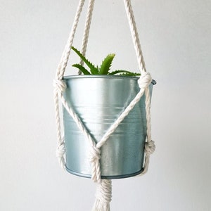 Suspension Macramé / Macrame / Boho Deco / Plant / Plant Carrier / MAYA image 2