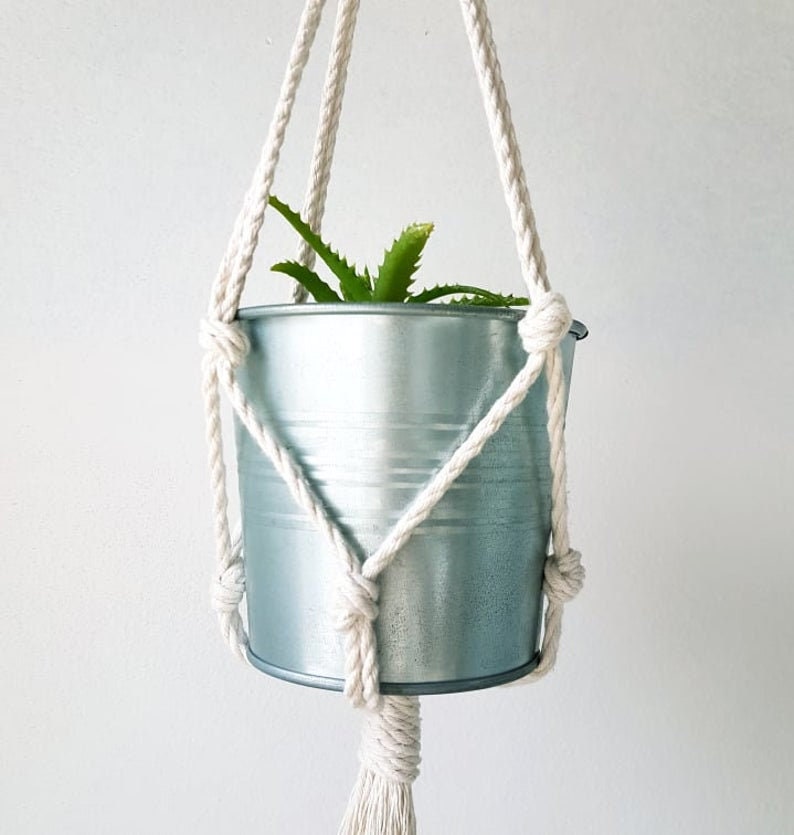 Suspension Macramé / Macrame / Boho Deco / Plant / Plant Carrier / MAYA image 2