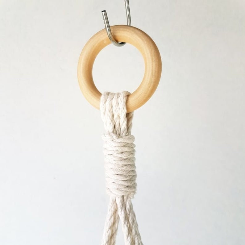 Suspension Macramé / Macrame / Boho Deco / Plant / Plant Carrier / MAYA image 4