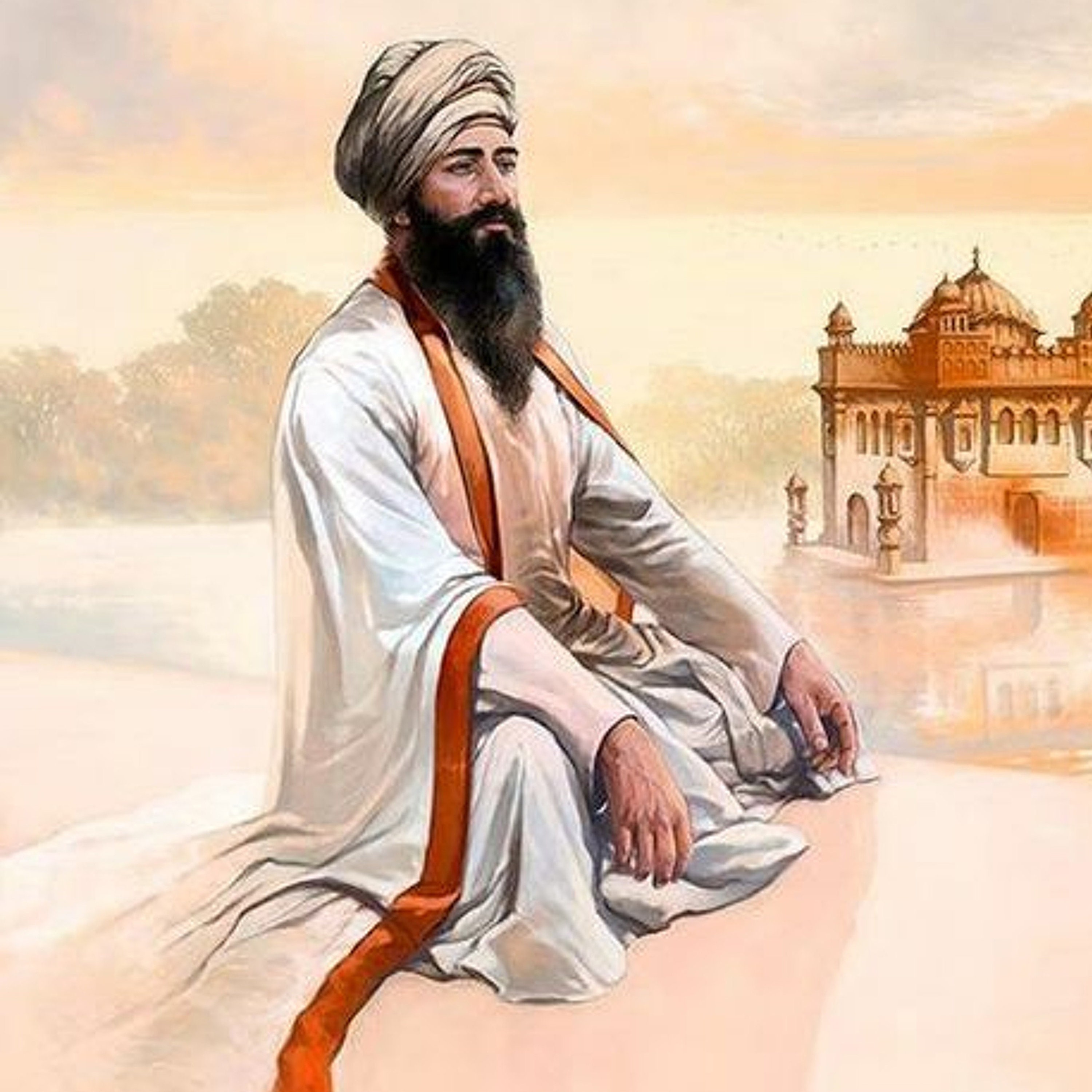 Transcend derefter kode Buy Sikh Guru Ram Das Digital Poster Divine Spiritual Messengers Online in  India - Etsy