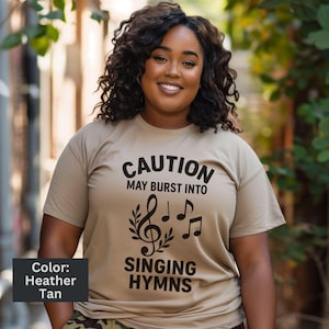Faith-Based Choir T-Shirt Christian Choir Member Gift Gospel Music Graphic Tee Worship Team Shirt for Singers Religious Musician T-Shirt
