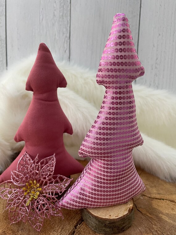 Pink xmas sale trees