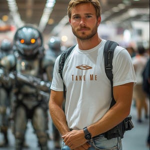 Take Me UFO Alien T-Shirt – Retro Alien Graphic Tee, Funny Space Lover Shirt, Vintage Comfort Colors Boho Tee, Galaxy Hippie Shirt UFO Lover