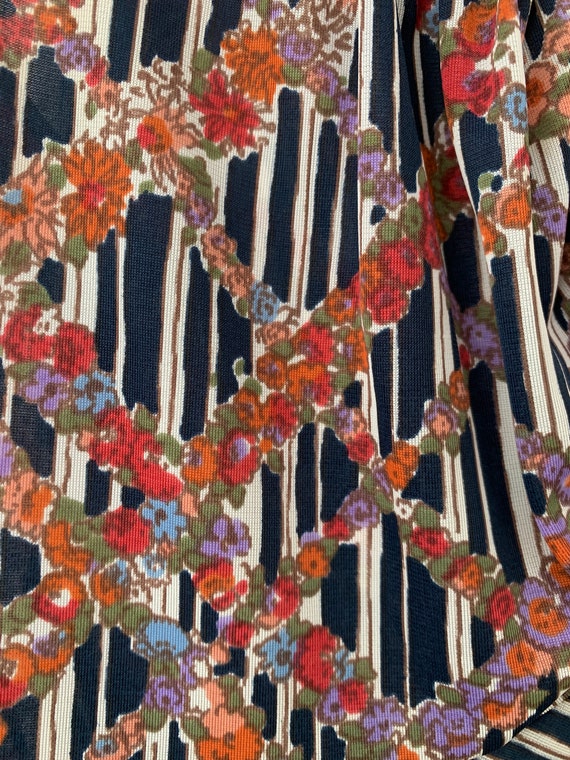 Extraordinary vintage floral dress / dress / slee… - image 5