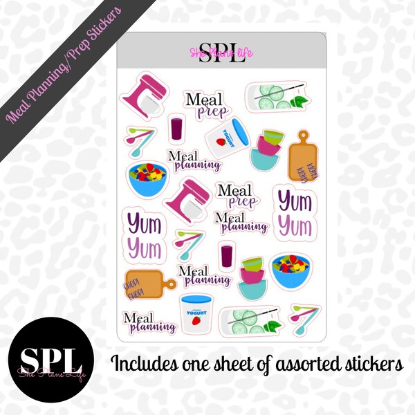 Meal Planning Sticker - Etsy