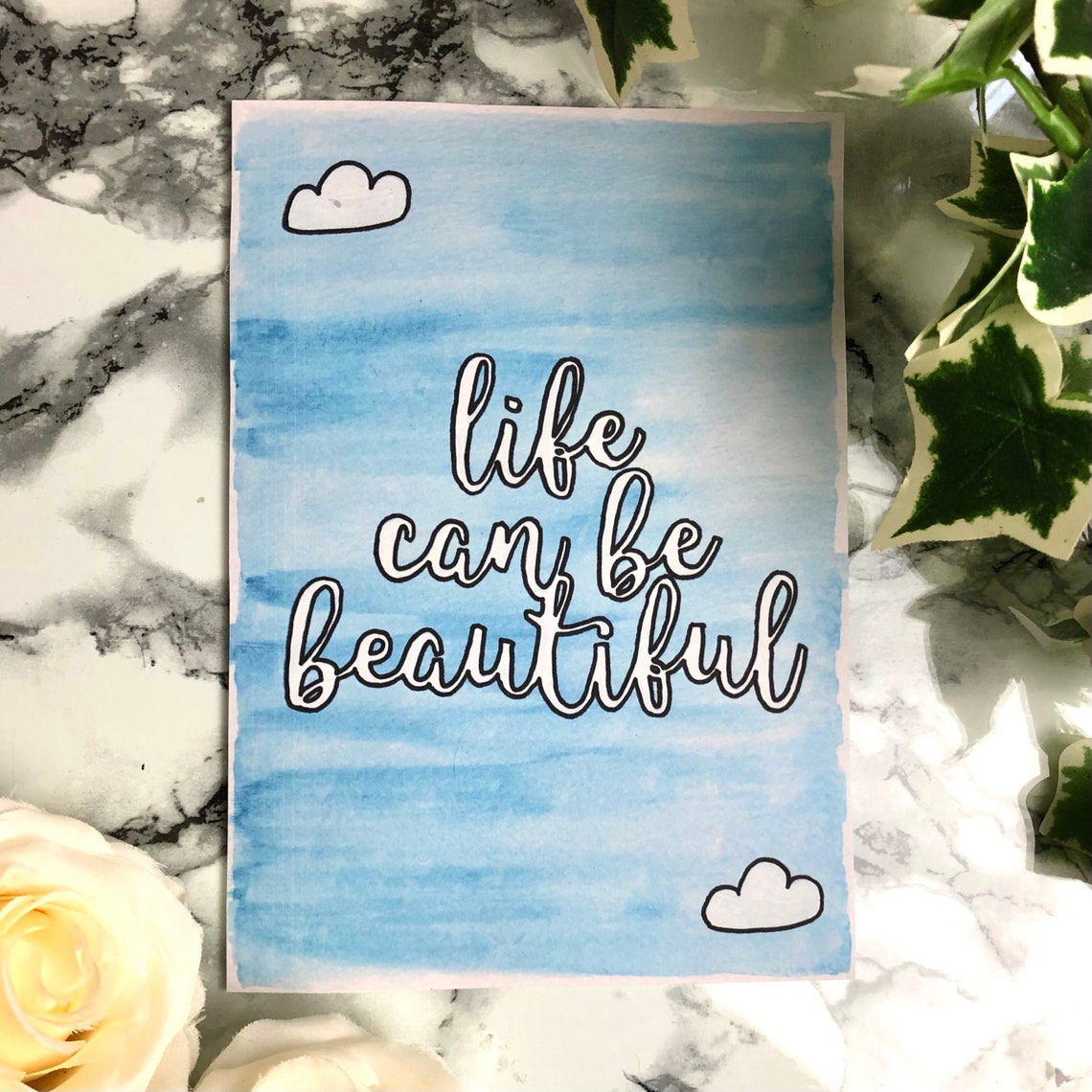 Heathers Inspired Lyrics Print Life Can be Beautiful Copy