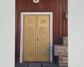 Norway & Sweden Door Photo Note Cards – Set of 6, Blank Inside