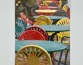 Chairs Photo Note Cards – Set of 6, Blank Inside