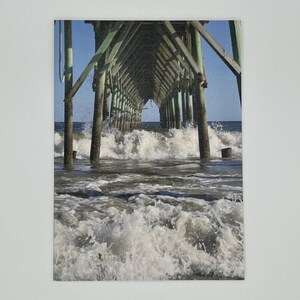 Note Cards set of 6 - Nature Photography - Blank Notecards - Carolina Coast Notecards - Beach Notecards - North Carolina Beach Cards - Pier