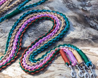 Braided Rope Dog Leash, 6ft Heavy-Duty Paracord Lead