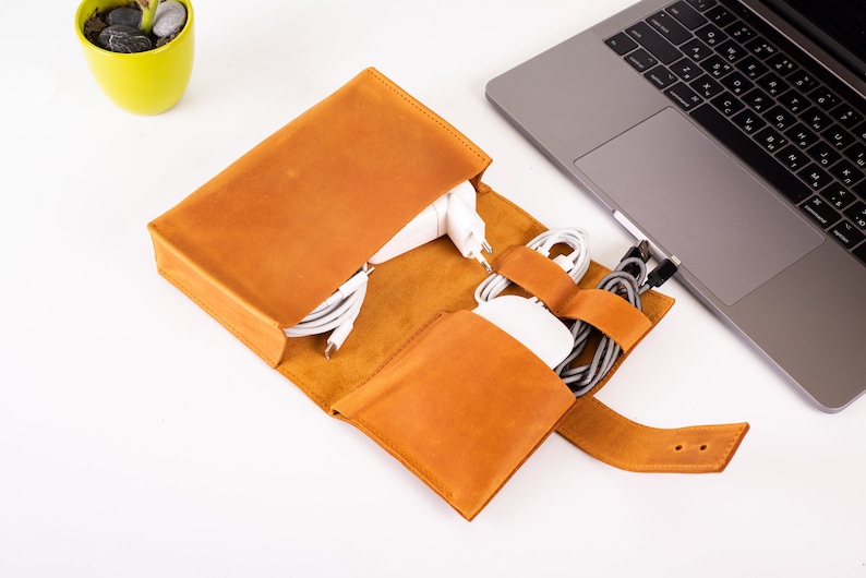 Cord Organizer Charger Pouch Charger Case Personalized Etsy