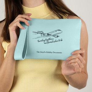 Family Passport Holder personalized wallet laser engraved Family Travel Wallet - Personalized gift for family, anniversary gift