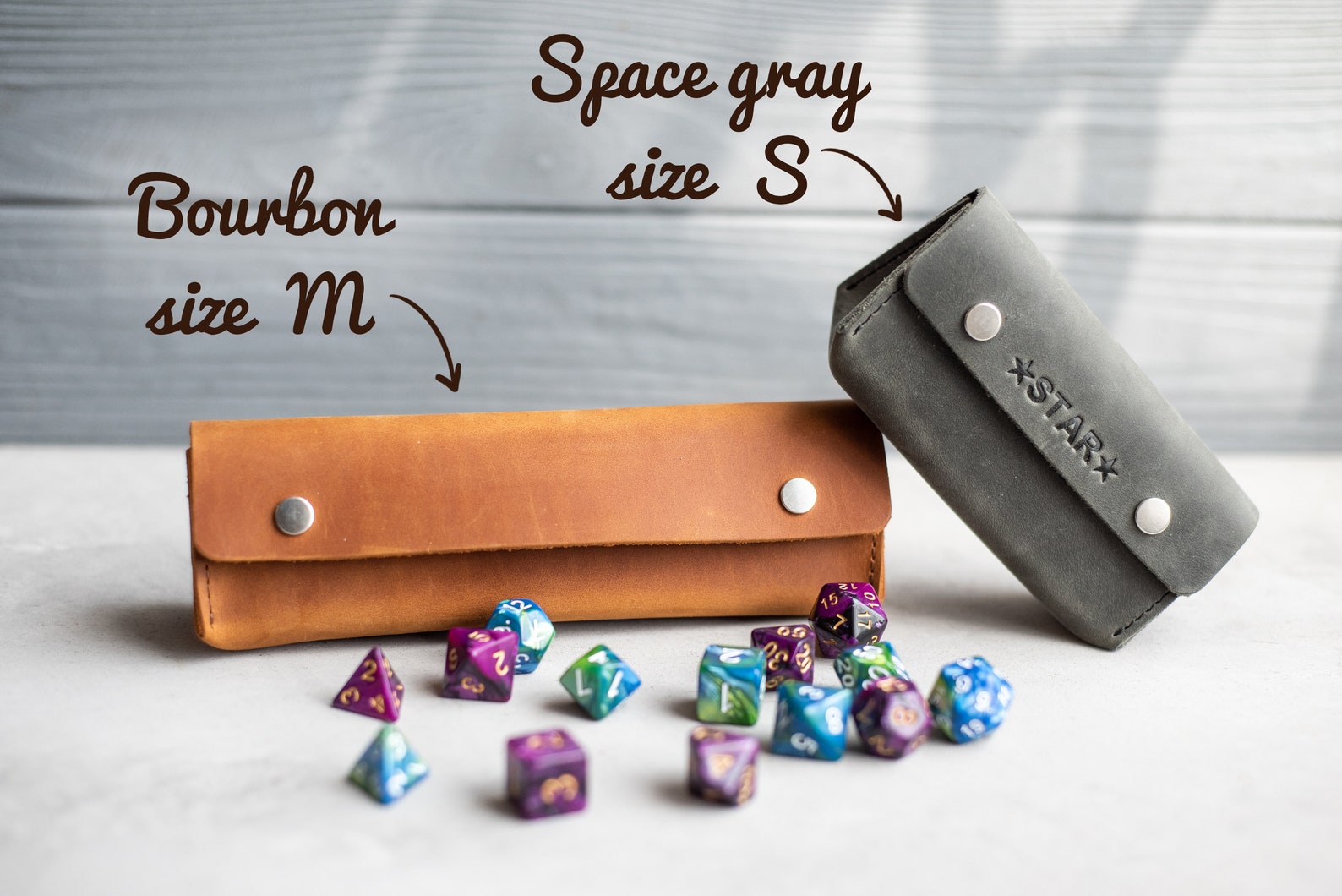 Dnd dice bag Personalized Leather Dice bag Personalized dice Etsy