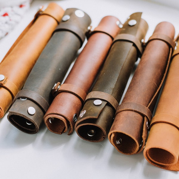 Personalized Leather Dice Rolling Tray: Valet Tray with Snaps