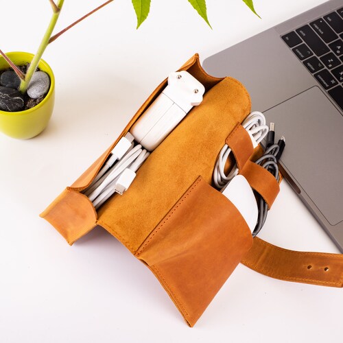Cord Organizer Charger Pouch Charger Case Personalized Etsy